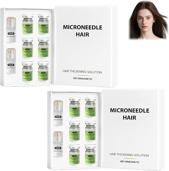 Hair Growth,HairRegrowth System,Hair Loss Treatment For Women And Men,Microneedling Hairgrowth Serum For Hairs Loss Thinning, Enhances Thick Hairs(2PCS)