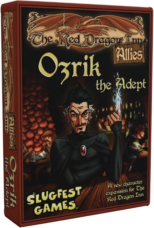 The Red Dragon Inn: Allies - Ozrik the Adept - Card Game Expansion | Ages 13+ Compatible with All Other Expansions