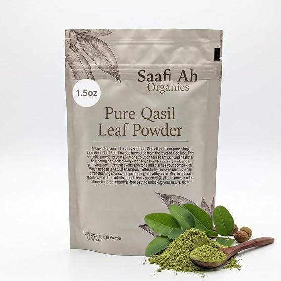 SAAFI AH ORGANICS Qasil Powder Face, Body & Hair Cleanser 1.5 oz