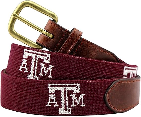 Texas A&M Needlepoint Belt by Smathers & Branson