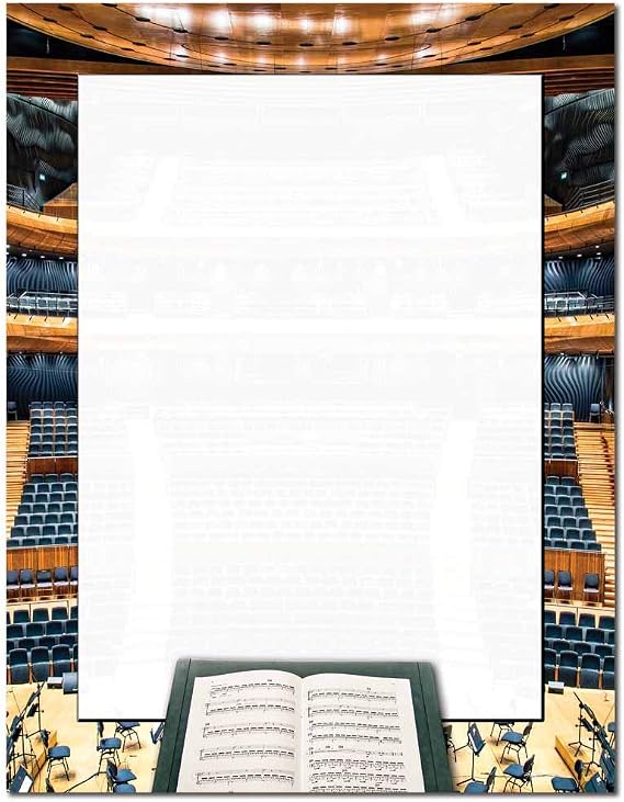 Concert Hall Letterhead Laser & Inkjet Printer Paper (25 Pack)