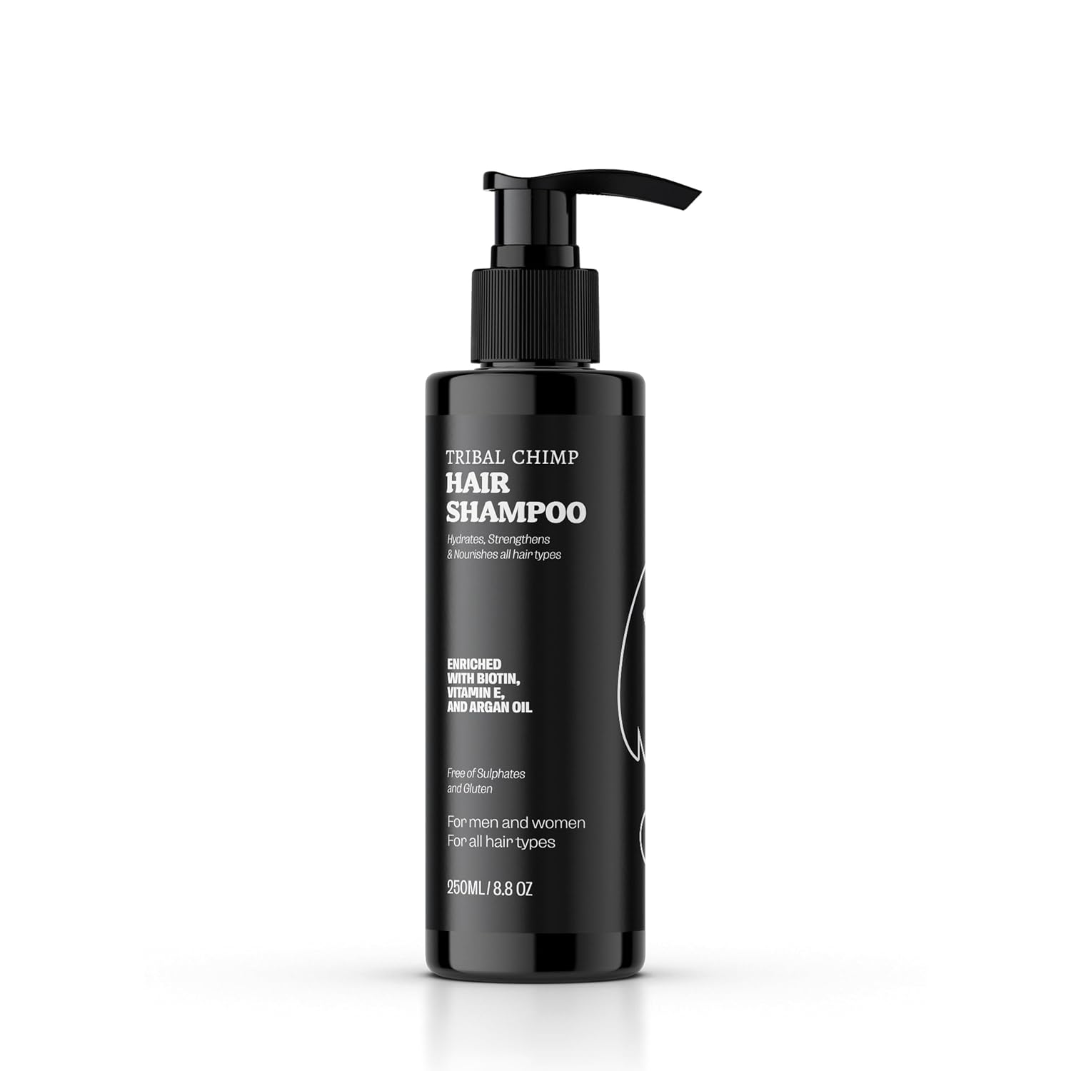 8.8oz Moisturizing Shampoo for Men and Women - Nourishing, Strengthening & Hydrating Hair Shampoo Formula for All Hair Types With Biotin, Argan Oil, Vitamin E, and Costus Oil