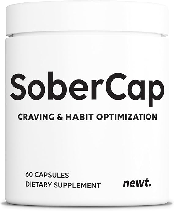 SoberCapTM Natural Drug Recovery Supplement | Alcohol Craving Blocker & Stop Craving Alcohol Pill for Addiction Support | Motivation, Focus, Drive, and Mood Clarity | Made in USA | 60 Capsules