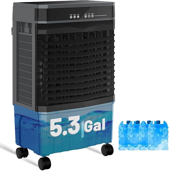 Swamp Cooler with Glass Top