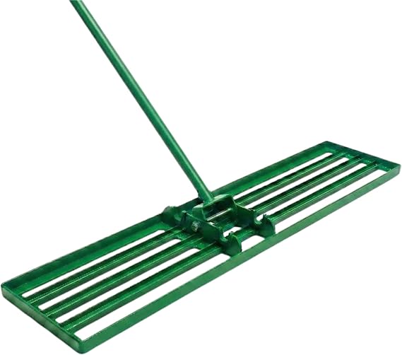 LANDZIE - The Original Lawn Leveling Rake 36" Steel Handle Yard Leveler, Lawn Level Tool for Creating a Flat Surface - Works for Soil, Dirt, Topdressing, and Ground