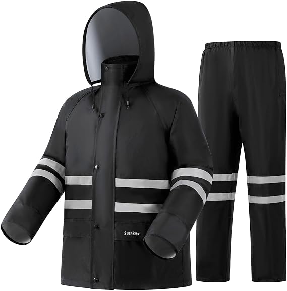 Rain Suit for Men Women Lightweight Waterproof Raincoats Rain Gear