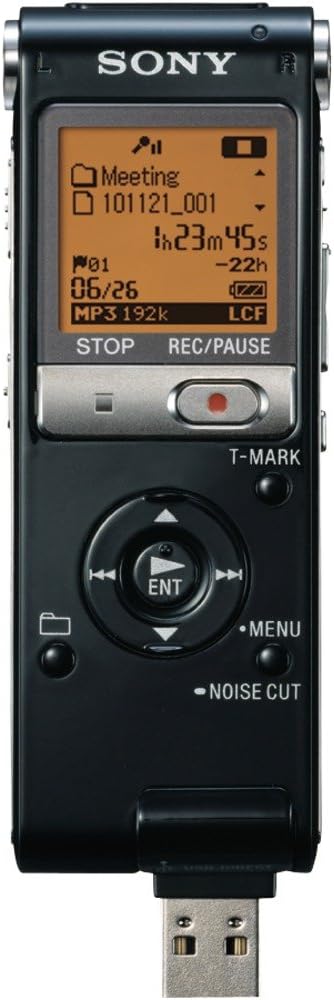 Sony ICD-UX512BLK Digital Flash Voice Recorder