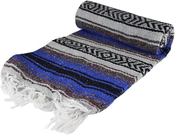 Canyon Creek Mexican Blanket (Dark Blue)