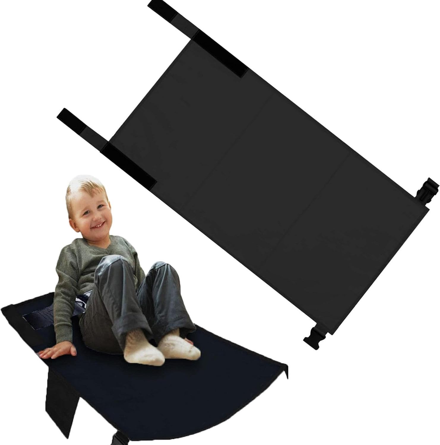 Airplane Seat Extender for Toddler, Flight Seat Extender for Kids, Adjustable Airplane Footrest Seat Extender | Airplane Seat Extender Bed, Airplane Seat Extender Bed, Airplane Footrest for Kids,