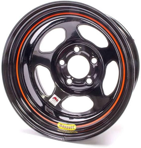 Bassett Inertia Advantage 15x8 in 5x4.75 Black Wheel Rim P/N 58AC2I