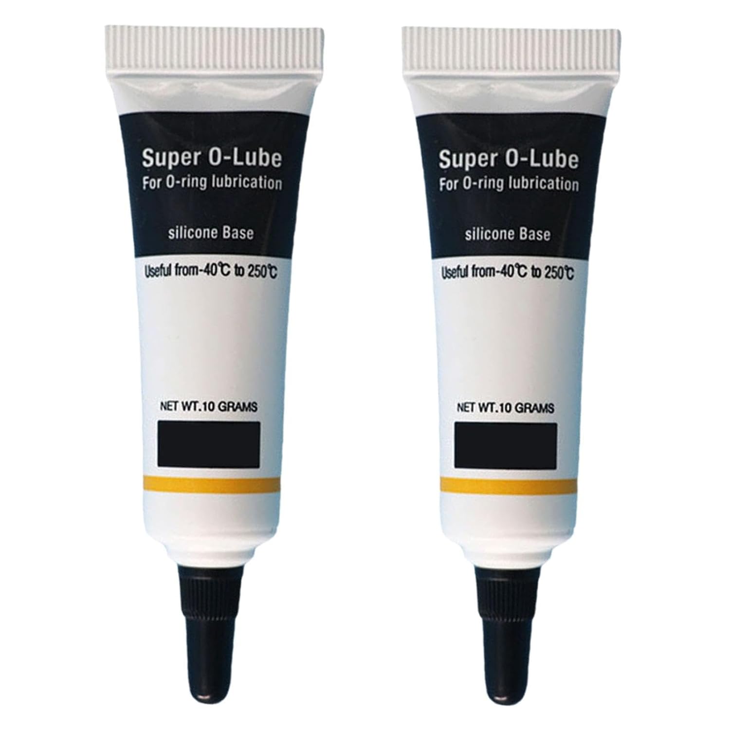 2PCS LubricantGrease Waterproof Food Grade Silicone Plumbers' Fitting Grease for Rings, 10g