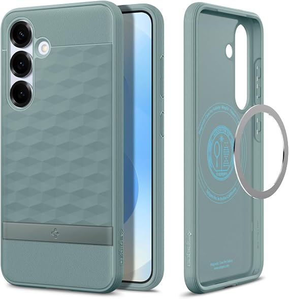 Spigen Parallax MagFit for Samsung Galaxy S25 - Sage Green