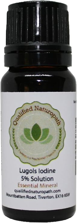 Lugols Iodine Solution 5% - 10ml - with Dripper/Dropper Top