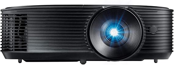 Optoma S334e SVGA Bright Professional Projector Lights On Viewing with 3,800 Lumens Latest DLP Technology Business Presentations Classrooms or Home 15,000 hour lamp life Speaker Built In Portable Size