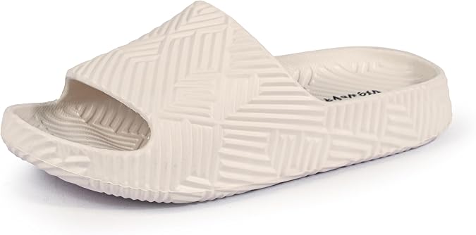 Weweya Slides for Women Men Shower Shoes House Slippers Beach Sandals