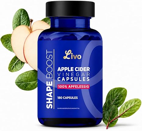 Apple cider vinegar capsules per daily dose 180 capsules 3 months supply Apple cider vinegar vinegar nut laboratory tested