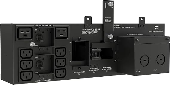 Vertiv Liebert POD PD5 UPS Maintenance Bypass for GXT5 5-6KVA HV (208V) UPS and Power Output Distribution (POD) Accessory with (2) IEC C19| (6) IEC C13 Outlets (PD5-201)
