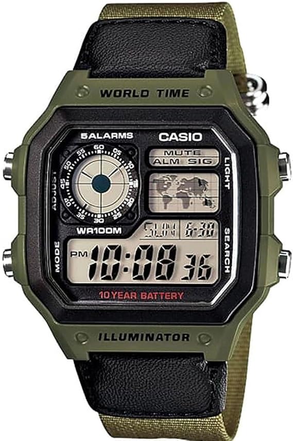 Casio AE-1200WHB-3B Quartz Men's Digital Wristwatch