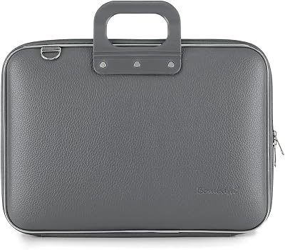 Bombata Classic Laptop Briefcase One Size, Charcoal