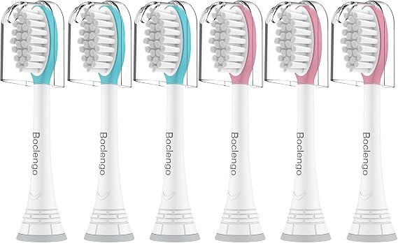 Kids (7+ Years Old) Replacement Heads for Philips Sonicare Kids Toothbrush Heads,for Phillips Sonicare HX6042/94, HX6340,HX6321,HX6320/30,Standard Child Brush Head for Philips Sonic Care