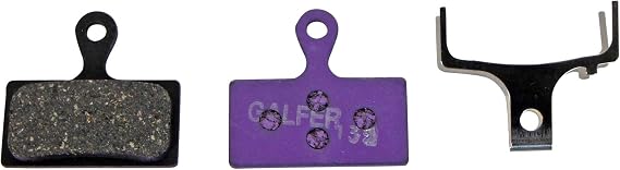 Galfer Shimano XTR 985, XT 785, SLX 666 E-Bike Bicycle G1652 Adult Unisex Brake Pads, Purple, One Size | Galfer Organic & E-Bike Disc Brake Pads for XTR & XT (2011-2024)