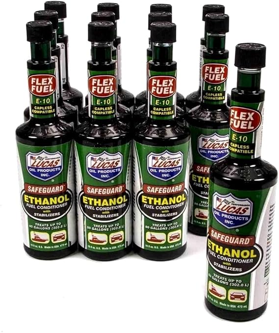 Lucas Oil 10576-12PK Safeguard Ethanol Fuel Conditioner - 16 oz., (Case of 12)
