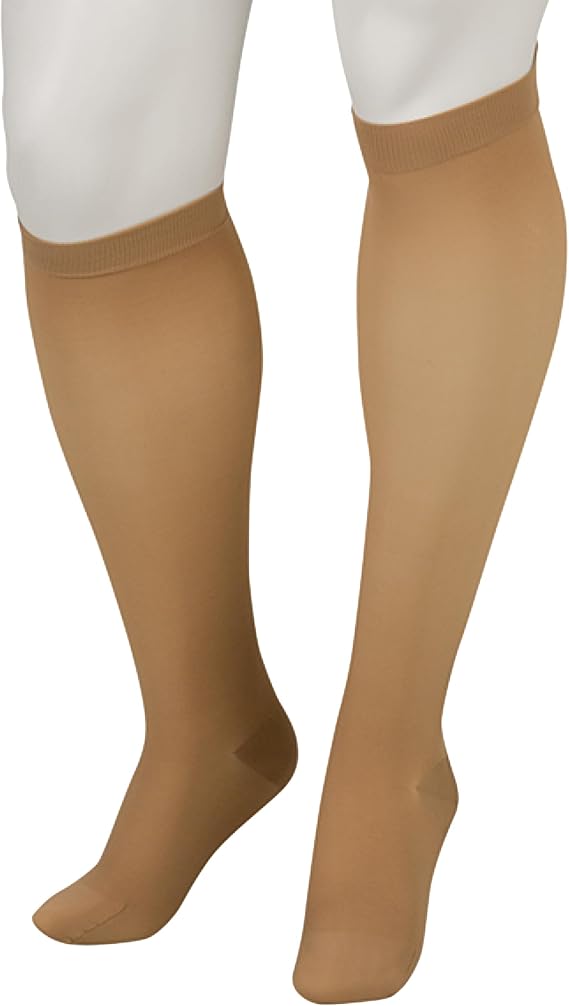 Juzo Basic 4411 Knee-High Compression Stocking 20-30 mmHg Closed Toe, Reg