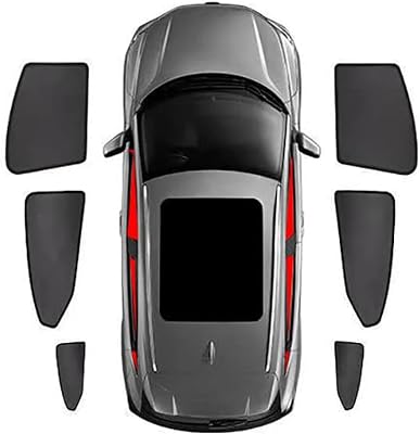 Car Window Shades for Hongqi HS7 HS3 H6 2023 2024 2025, Car Accessories Provides Sun and UV Protection, Max Protection Removable Car Sun Shade,G