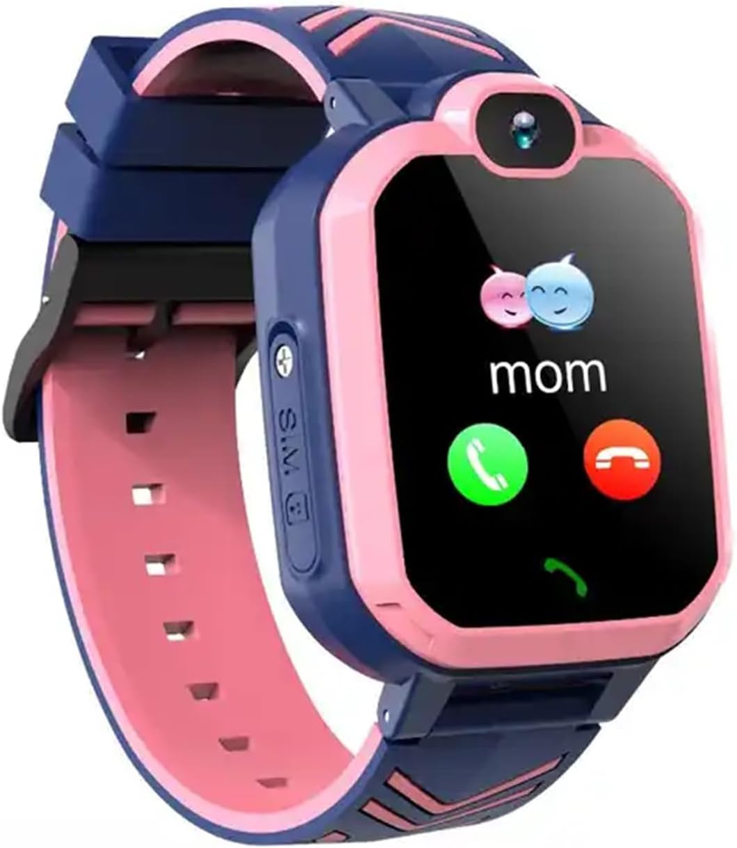 Kids Smart Phone Watch 2G Network Smart Watch for Kids LBS Location Child Watch Children's Smartwatch with Camera Alarm Clock SOS Voice Chat IP67 Waterproof Girls Boys Toys Gifts