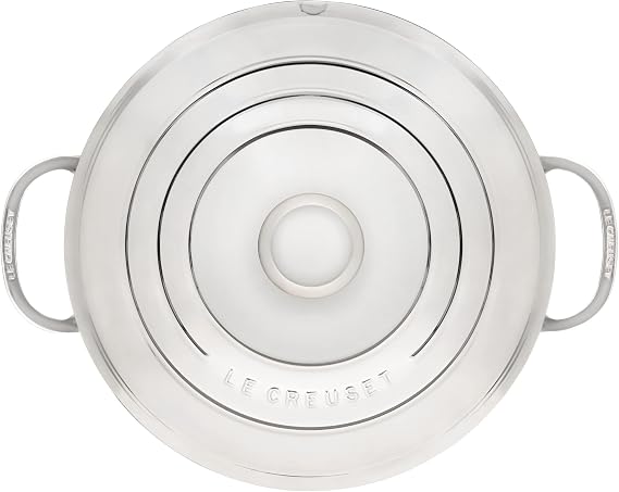 Le Creuset Tri-Ply Stainless Steel Rondeau Pan, 4.5 Quart