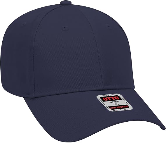 OTTO Cap 6 Panel Low Profile Baseball Cap | Bulk Packs