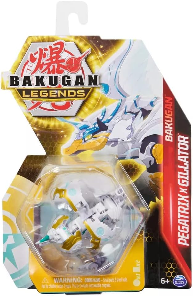 BAKUGAN Legends Core Pack - Pegatrix x Gillator White Gold