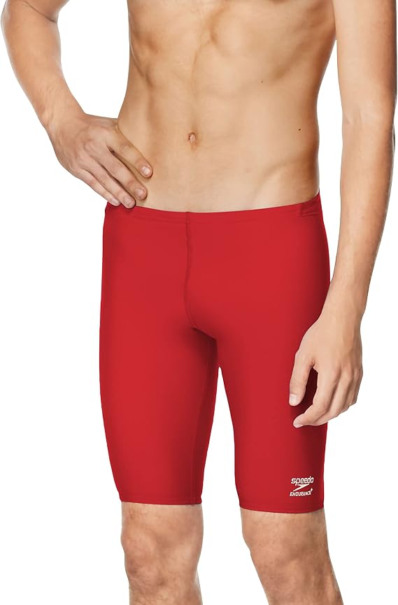 Speedo Mens Swimsuit Jammer Endurance+ Solid USA Adult