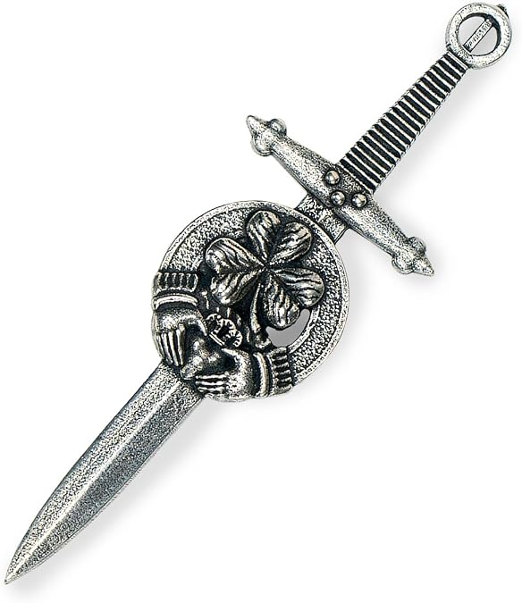 Kilt Pin Irish Shamrock