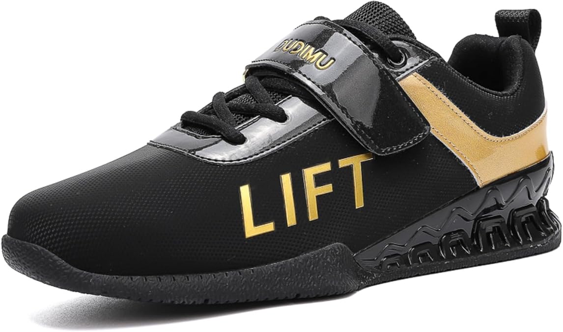 Weightlifting Shoes Squat & Deadlift Shoes for Men Women Arch/Heel Support Non-Slip Footwear for Heavy Lifting, Powerlifting, Strength Training