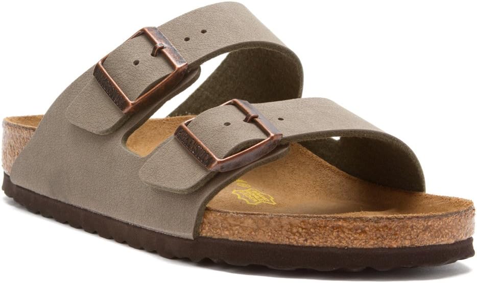 Birkenstock Unisex Arizona Sandal,Stone Birkibuc,43 M EU