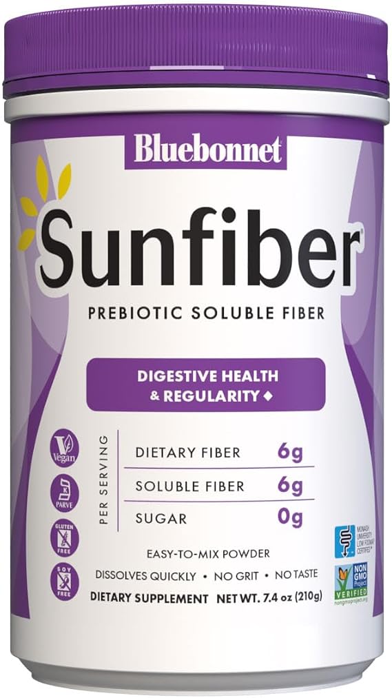 BlueBonnet Nutrition Sunfiber, 7.4 oz
