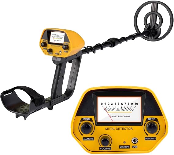 Metal Detector for Professional Adult and Family Waterproof Higher Accuracy Gold Detector with LCD Display, Adjustable 30" to 42" Gold Detector Outdoor