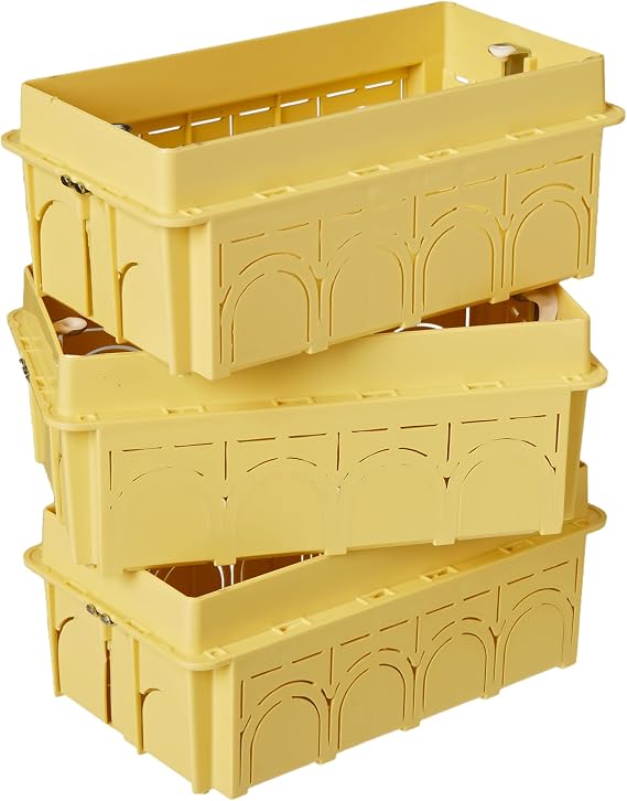 BTicino S504EF Kit 3 Boxes, Yellow