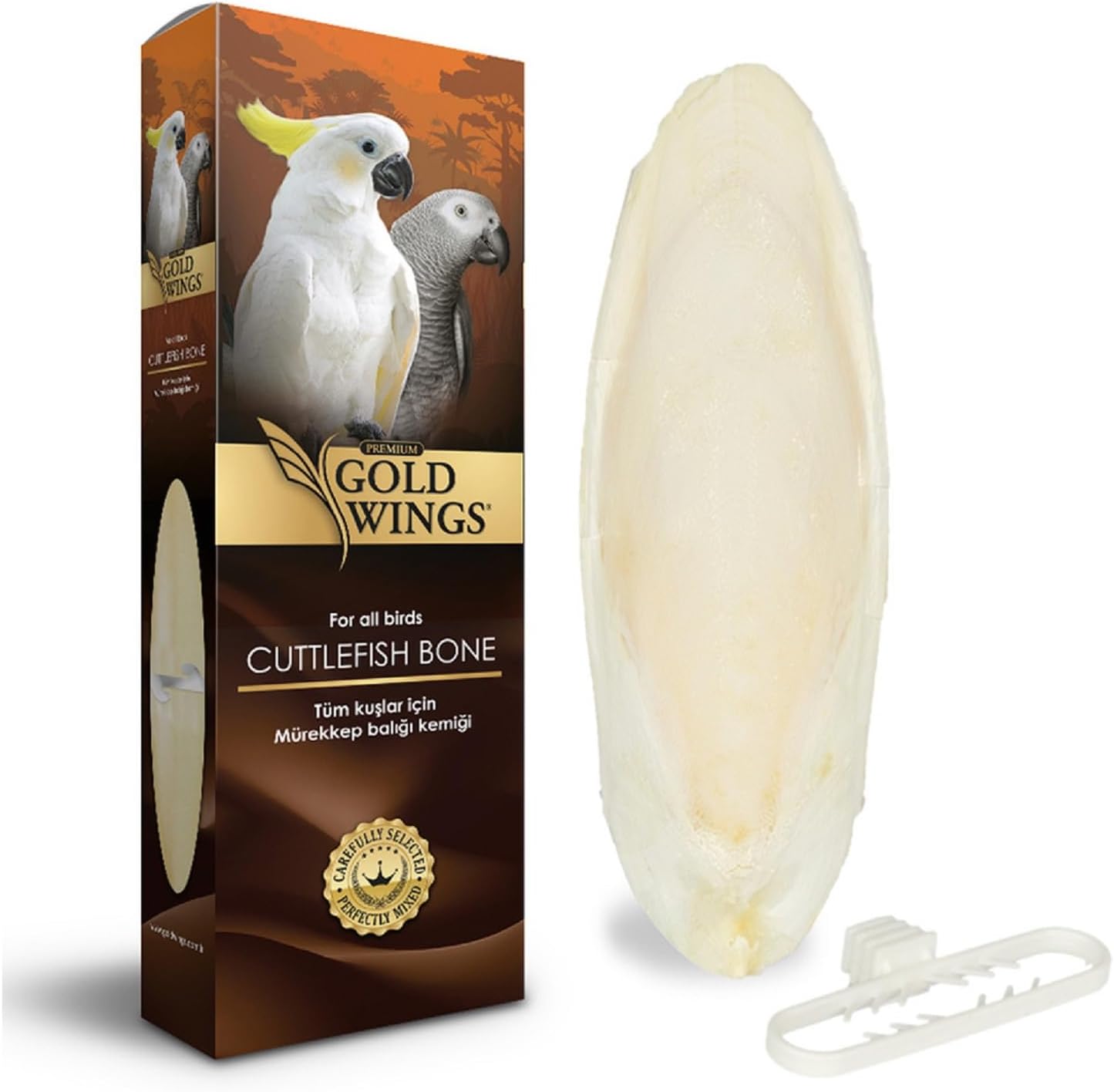 Gold Wings Premium Cuttlefish Bone Large, 15 gr