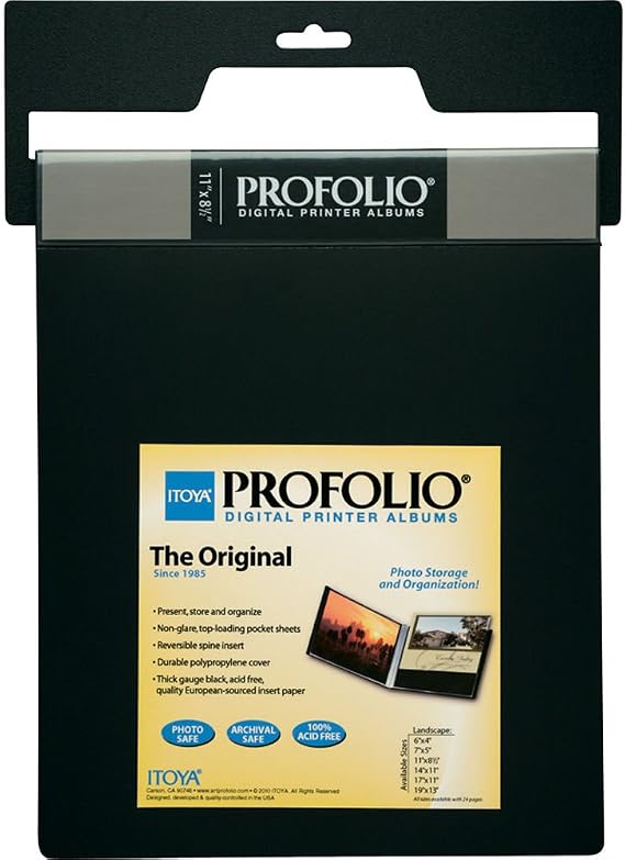 New 'Profolio Classic' 14''x11'' Landscape Art & Photo Album by Itoya - 14x11