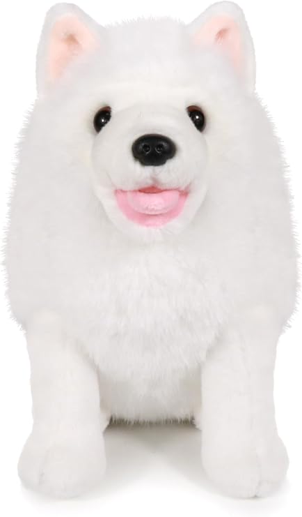 ICE KING BEAR Samoye Dog Stuffed Animal Plush Soft Toy 20cm