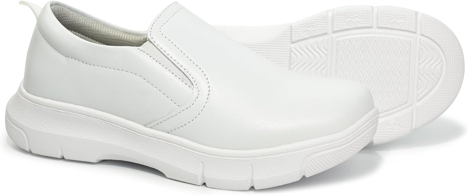 Hawkwell Women's Slip On Nursing Shoes Comfortable Lightweight Slip Resistant Healthcare Medical Work Shoes