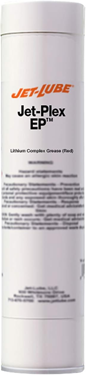 Jet-Lube Jet-Plex EP - Multipurpose | Extreme Pressure | High Temperature | Lithium Base | Anti-wear | Pack of 10