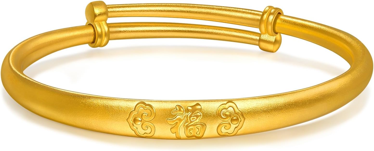 CHOW SANG SANG 999.9 24K Pure Gold Bangle Price-by-Weight 6.73g Gold
