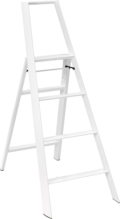 Hasegawa Ladders Lucano Step Ladder, 4, White