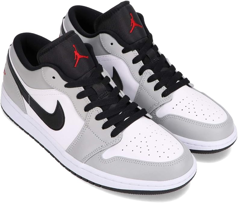 Nike Air Jordan 1 Low Black Toe White/Black-Gym Red 553558-116 Sneakers AJ Black Toe Parallel Import