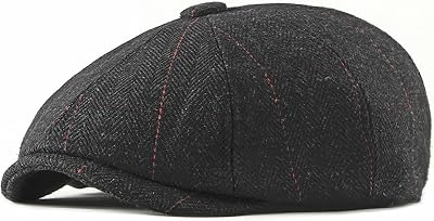 Womens Mens Newsboy Flat Cap Ivy Golf Cabbie Hat