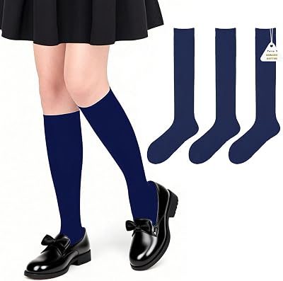 LPMOERA Knee High Socks for Woman Long Tall Tube Athletic Cotton Tall Socks Baseball Softball Socks