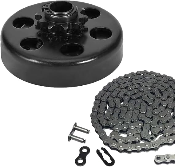 Centrifugal Clutch 3/4 Bore 10T for #40/41/420 Chain Compatible for Go Kart Minibike Lawnmower Fun Kart Engine 3/4 Bar